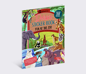 Deluxe Sticker Book: Fun at the Zoo
